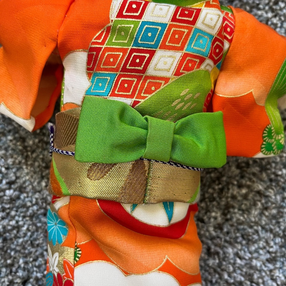 Stuffed Teddy Bear wearing Kimono; New without Tags; SO CUTE!!! - Picture 5 of 7